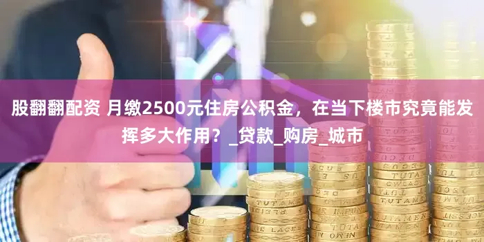 股翻翻配资 月缴2500元住房公积金，在当下楼市究竟能发挥多大作用？_贷款_购房_城市